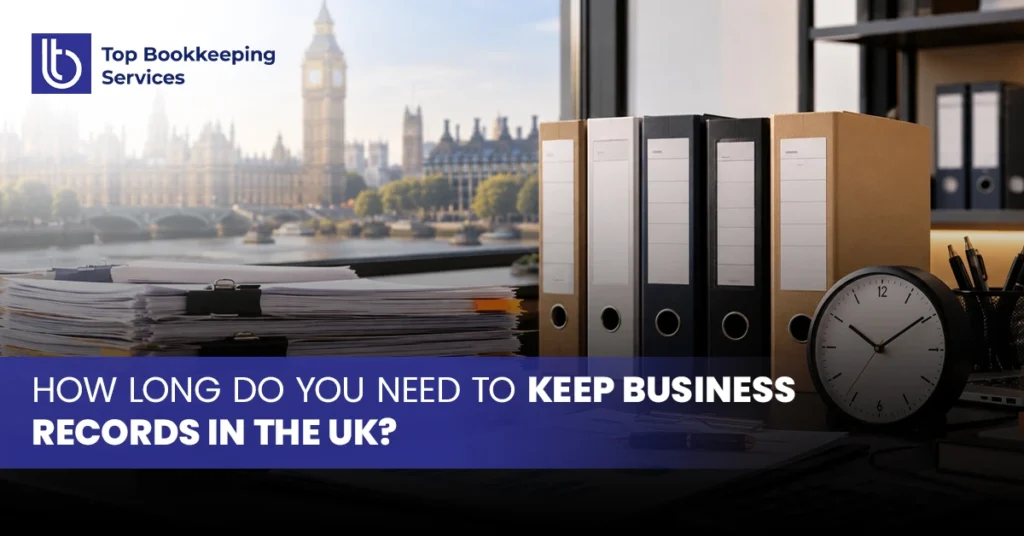 how long to keep business records uk
