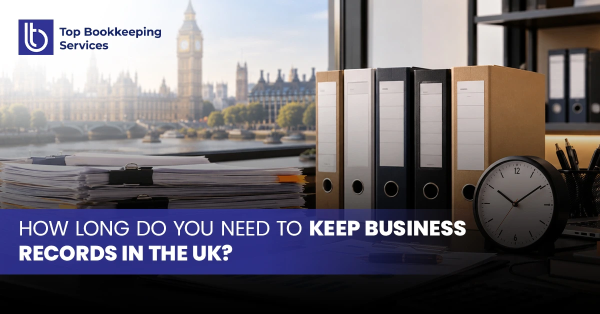how long to keep business records uk
